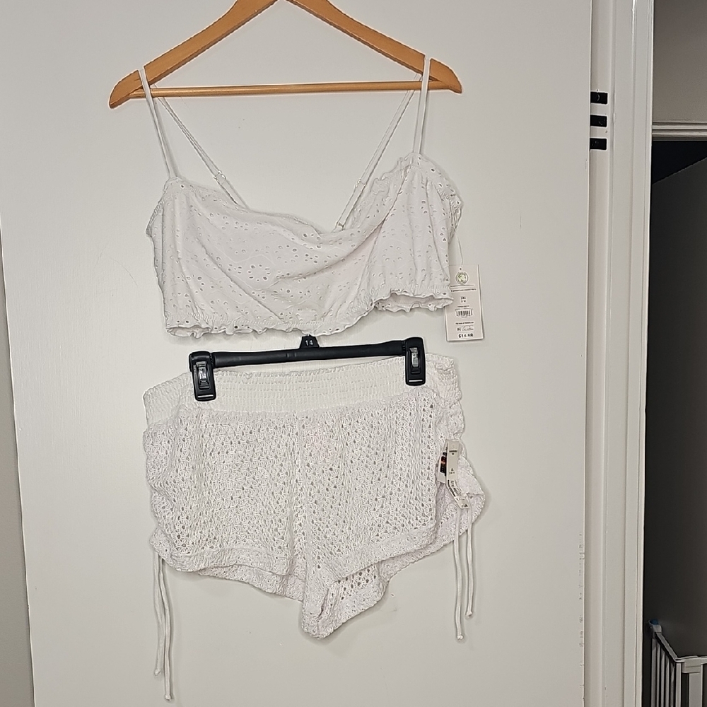 No Boundaries White Bikini Set